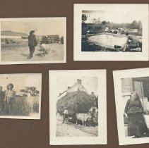 WW I, photos taken by Jesse Kelley of local people in France